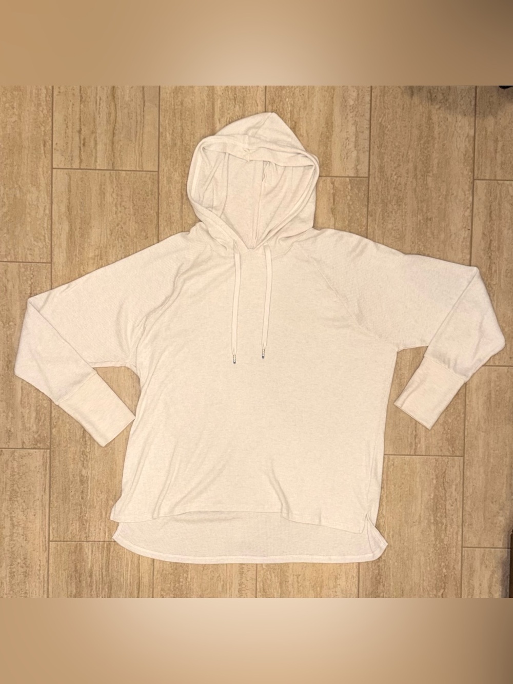 P.J SALVAGE Lightweight White Hooded Pullover Soft Size XXL